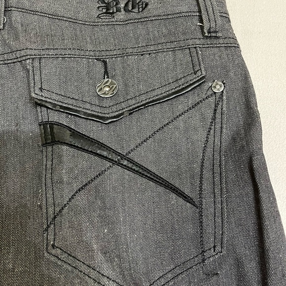 Blue Gear Men's Gray Jeans Size 38 X 32 with oversized pockets. - Picture 10 of 14